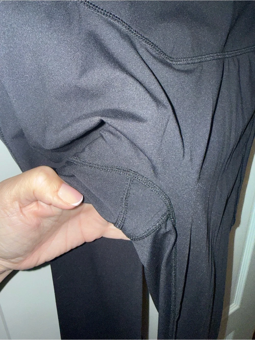 Halara Buttery Soft Black High-Waist Leggings - Picture 7 of 9